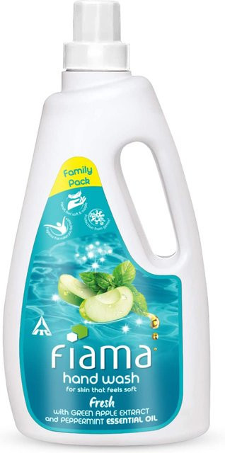 Fiama Handwäsche Gel, Grüner Apfel Pfefferminze, 1000 ml, Unisex - Bild 1