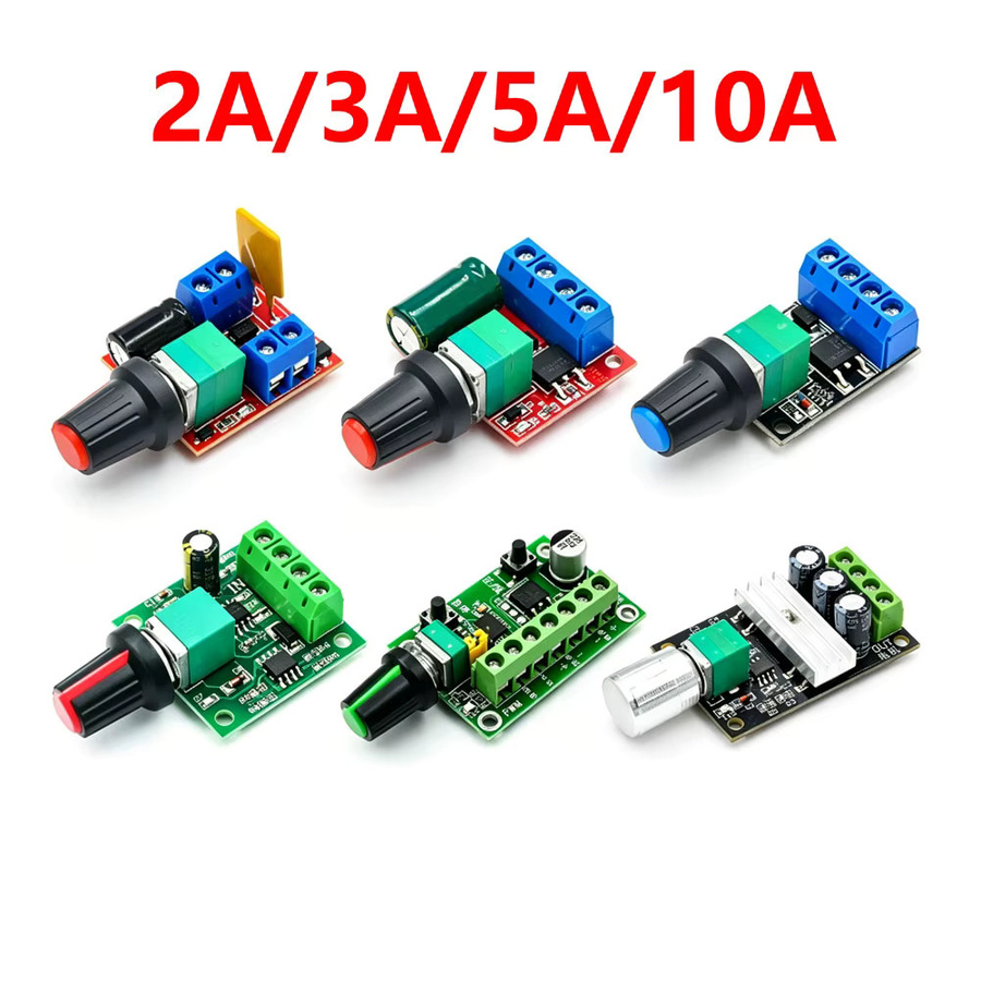 PWM DC-Motorgeschwindigkeitsregler und LED-Dimmer als stufenloser Spannungsregler und Leistungsregler in Multicolor - Bild 2