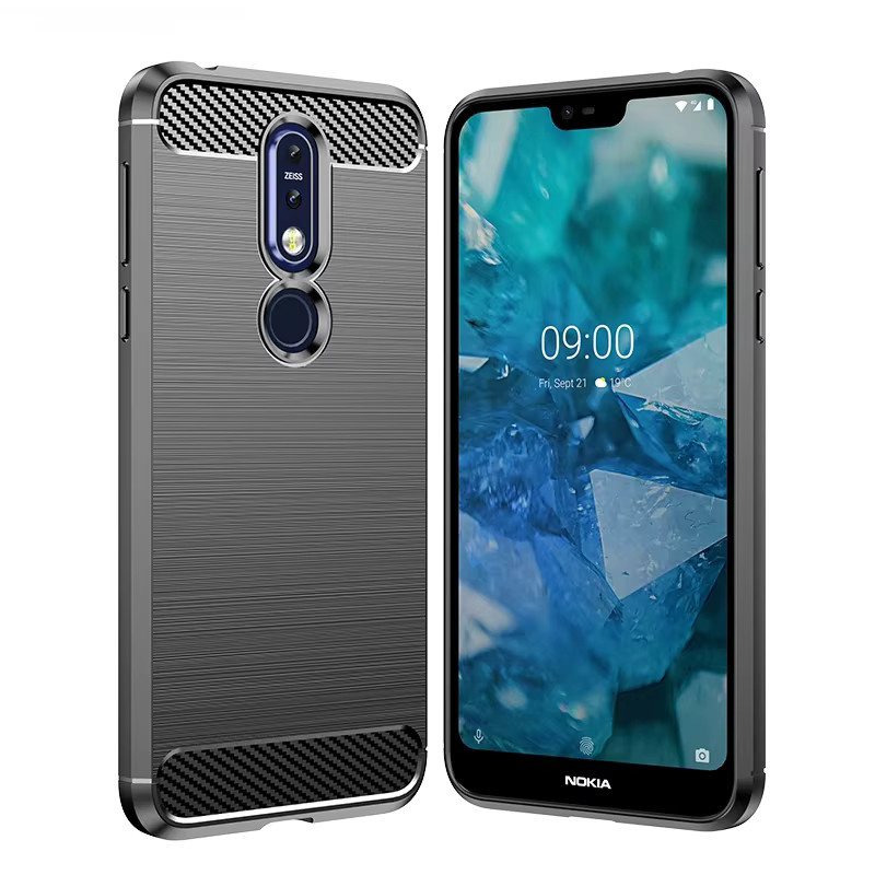 Stoßfeste Schutzhülle für Nokia 1.3 1.4 2.3 3.1A 8.3 5G 8V 5G in Schwarz - Bild 2