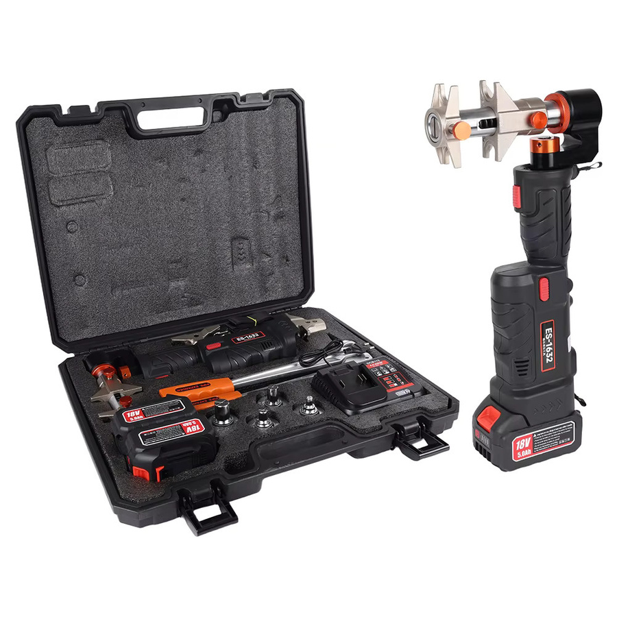 Podofo ES 1632 Elektrisches Hydraulisches Erweiterungspresswerkzeug 18V Schwarz, PEX-Pressbereich 16-32mm, 16KN Hochleistungswerkzeug für Wasserrohrinstallationen - Bild 6