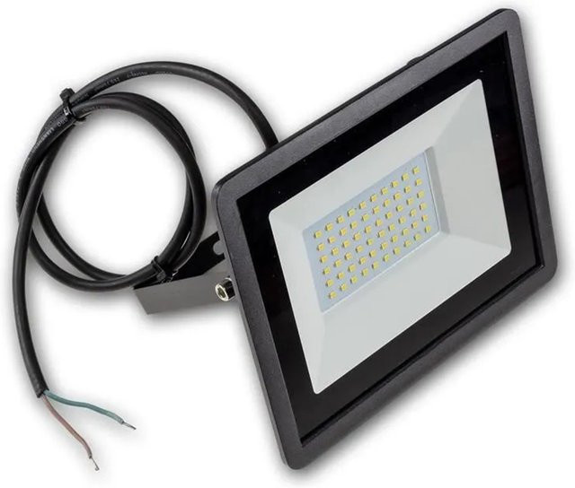 ChiliTec LED Fluter SlimLine 48W 12-24V 4123lm Neutralweiß Schwarz IP65 - Bild 1