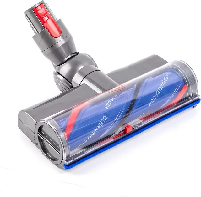 Motorisierter Bodenbürstenkopf für Dyson Staubsauger V7 V8 V10 V11 V15 mit LED-Staublicht aus Kunststoff, Breite: 15,2 cm, Tiefe: 25,5 cm - Bild 1