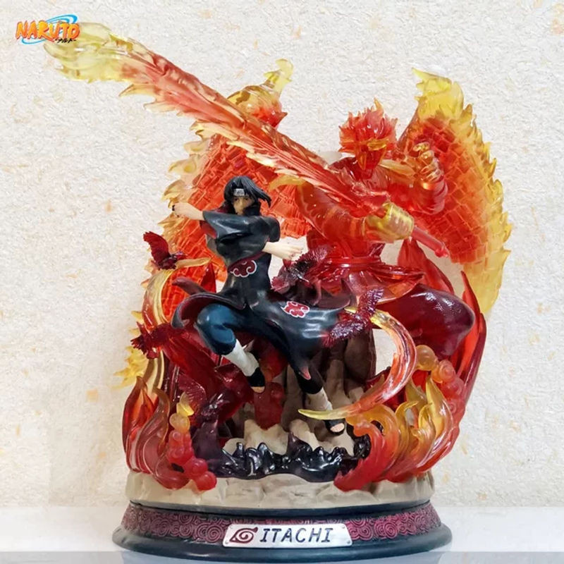 Bandai Naruto Uchiha Itachi Susanoo Schlacht Form Action Figur mit LED Licht, mehrfarbig, Höhe: 36 cm - Bild 1