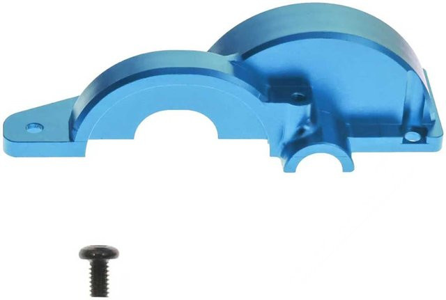 Tamiya Metall Motor Getriebe Abdeckung, Zubehör, Blau - Bild 1