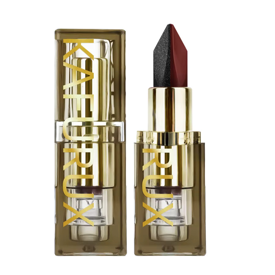 KAFURUX Lippenstift, 11 Farben, zweifarbig, glitzernd, matt, Unisex - Bild 5