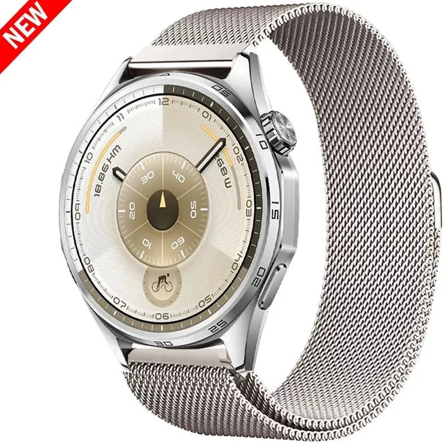 NEY Uhrenarmband Edelstahl, Milanaise, Silber, Unisex - Bild 1
