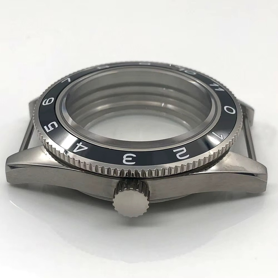 Neiton Uhrenarmband, Edelstahl, Schwarz, Unisex, 41 mm - Bild 3