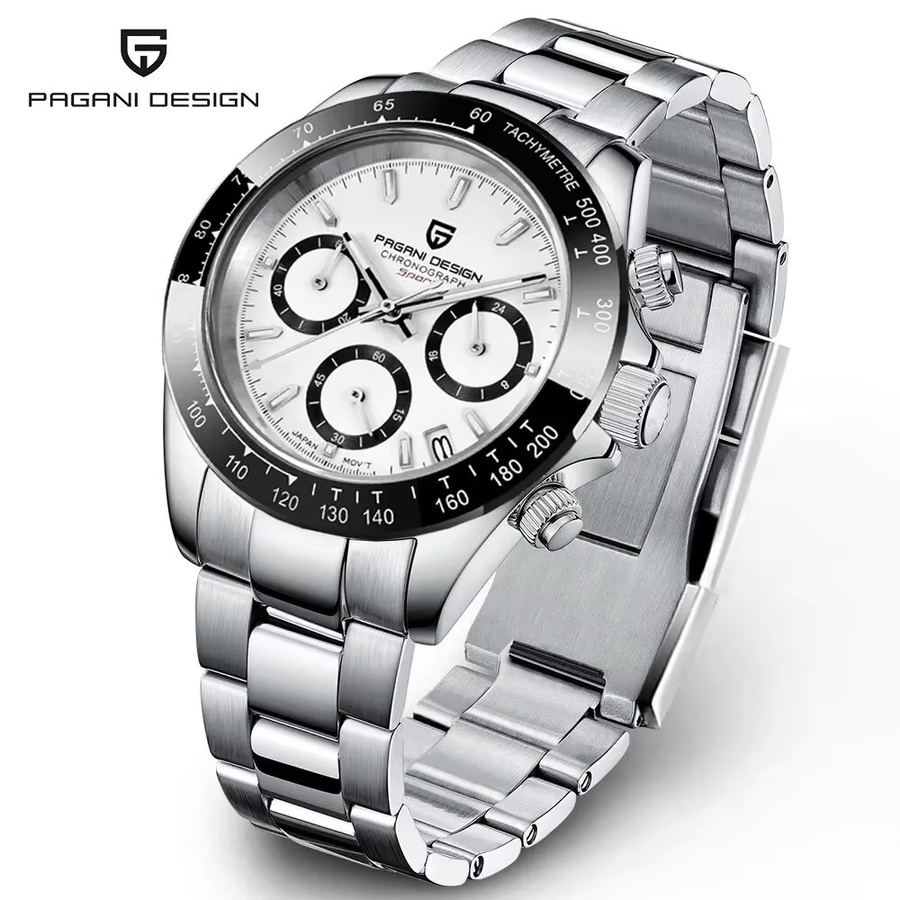 Pagani Design Chronograph, Quarz, Edelstahl, Keramik, Saphirglas, Herren - Bild 7