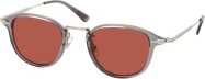 Montblanc MB 0336S Sonnenbrille, Rund, Vollrand, Herren, Braun, Grey - Bild 1