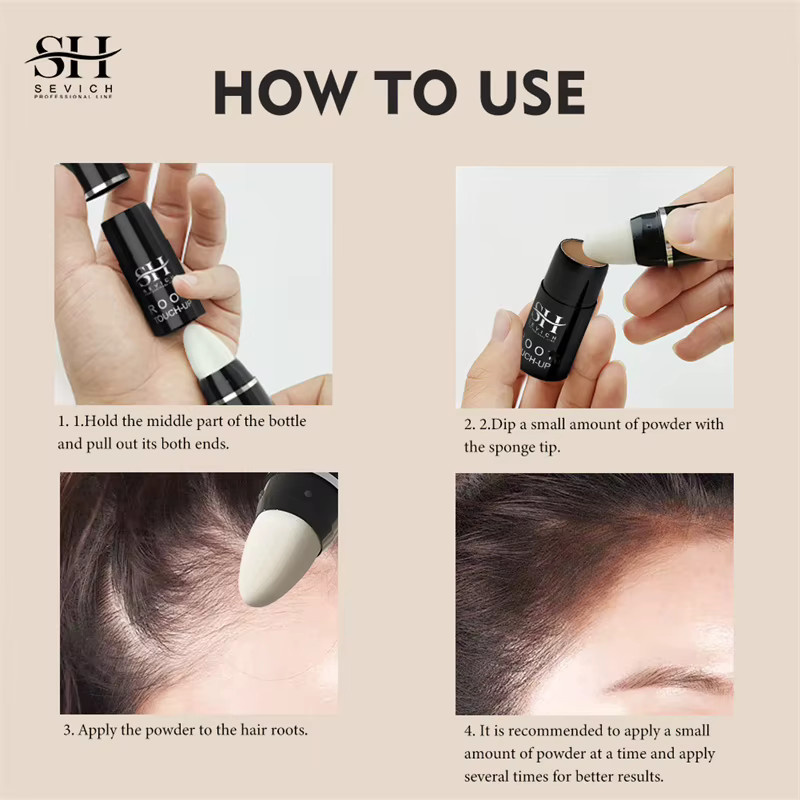 Sevich Hairline Shadow Concealer Stick, schwarz, matt, Unisex - Bild 3