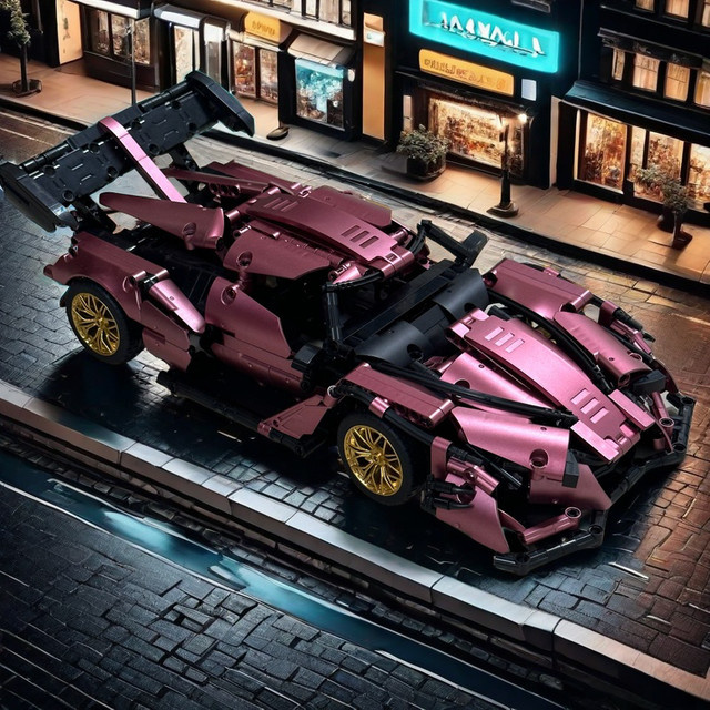 Apello IE Sports Cars Bausatz, MOC-Bausteinset, Maßstab 1:14, ab 14 Jahren - Bild 1