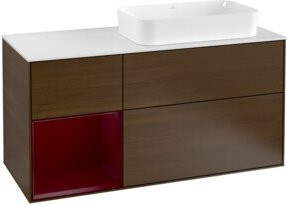 V&B Waschtischunterschrank Finion in Weiß, Breite: 120 cm, Tiefe: 50,1 cm, Höhe: 50,1 cm - Bild 1
