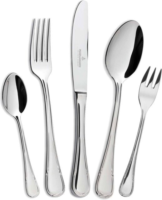 Picard & Wielpütz Tafelbesteck Ligato 30er Set aus Edelstahl in Silber poliert - Bild 1