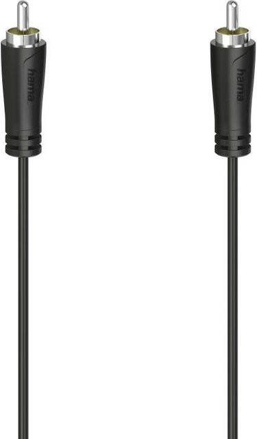 Hama Digitales Cinch-Audio-Kabel in Schwarz, Länge: 3,0 m - Bild 1