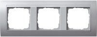 Gira Abdeckrahmen dreifach mit Zwischenrahmen in Silber Event 021336 - Bild 1