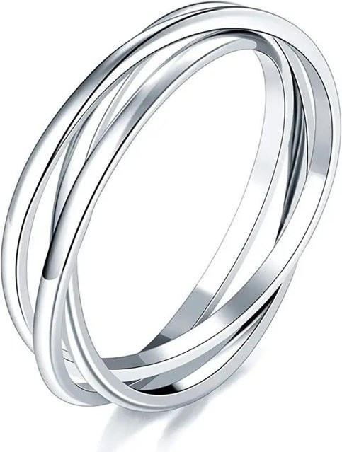 Huitan Ringe-Set, Kupfer, Silber, Damen - Bild 1