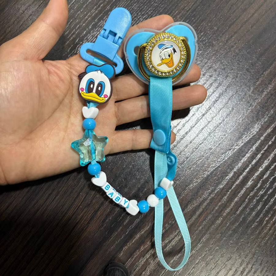 Disney Baby Schnuller mit Kette in Blau - Bild 2