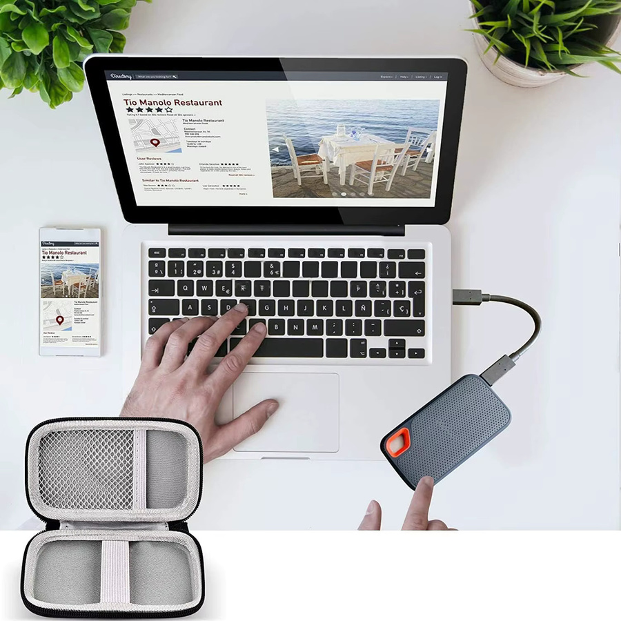SanDisk Aufbewahrungstasche für Extreme Portable SSD in Schwarz - Bild 6