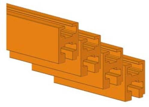 Siemens Kupferschiene 8PQ4000-0BA27 in Gold und Orange - Bild 1