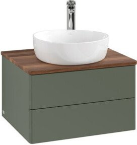 V&B Waschtischunterschrank Antao ohne Frontstruktur in Lea Grey, B/T/H: 60 x 36 x 50 cm - Bild 1