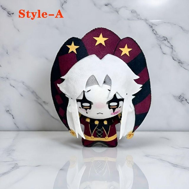 Yiran toy Zirkus Anime Pierrot Harlekin Hofnarr Plüschfigur, 10cm, ab 18 Jahren - Bild 1