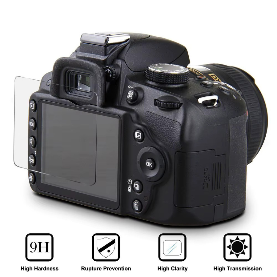 Canon Powershot V1 Displayschutzfolie aus gehärtetem Glas in Transparent für HD-Schutz des Kameradisplays - Bild 3