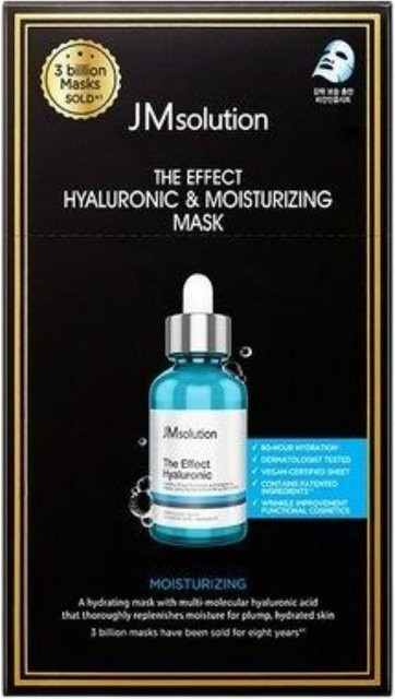 JMsolution The Effect Hyaluron & Feuchtigkeitsmaske, 24 ml, 10 Stück - Bild 1