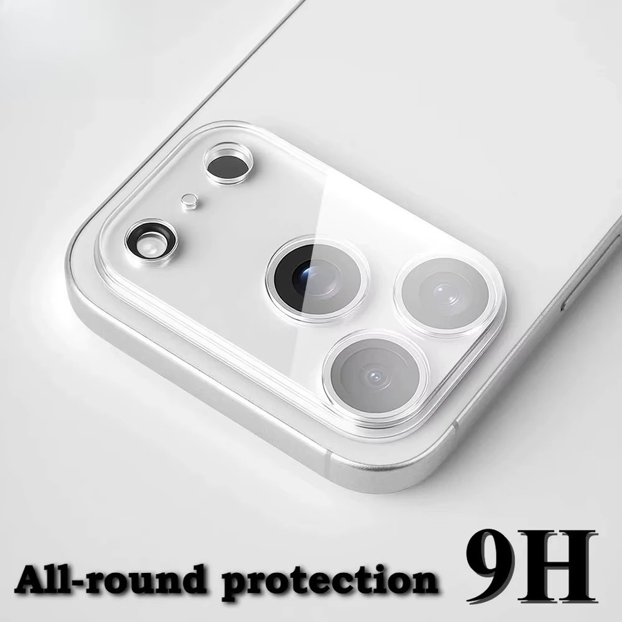 Apple iPhone 17 Pro Max Air Rundum-Schutz Kameralinsenfilm aus gehärtetem Glas, transparent - Bild 1