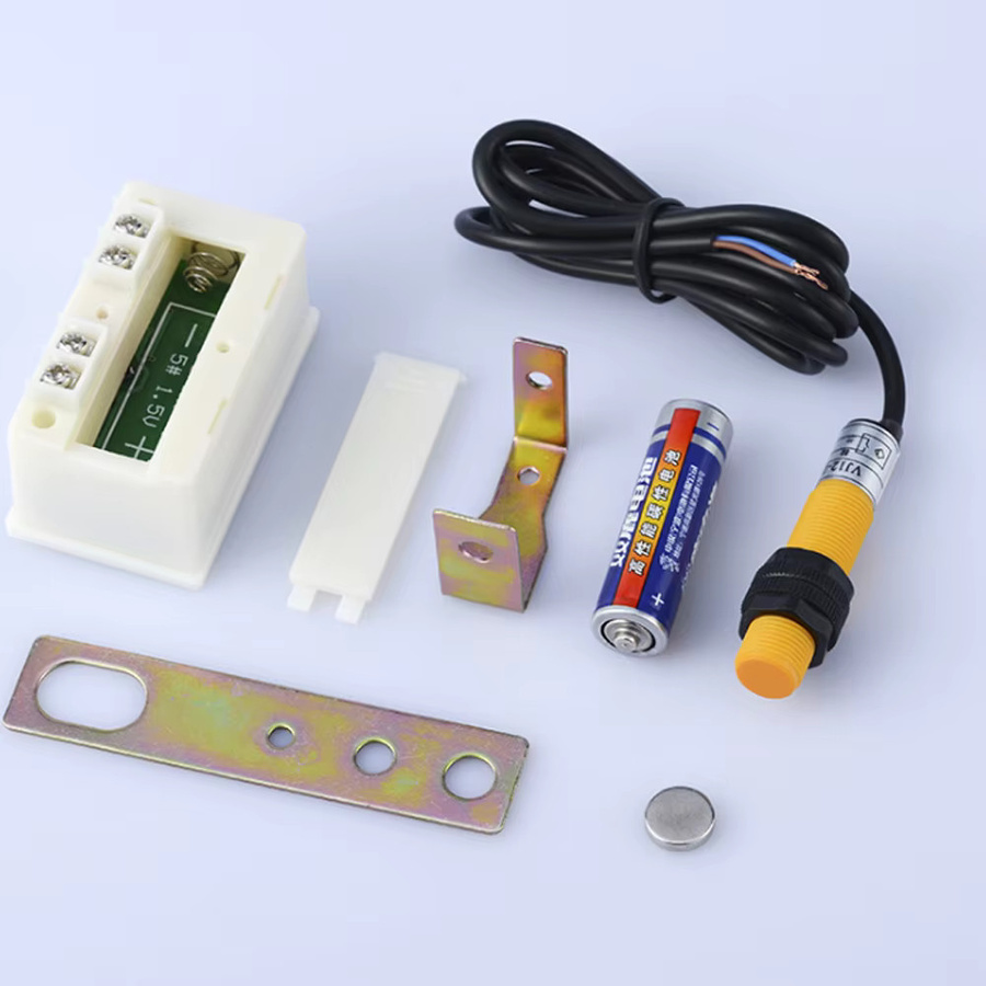 Aideepen Elektronischer Digitaler 5-Display-Zähler mit Magnetsensor und Induktionsfunktion in Weiß - Bild 2