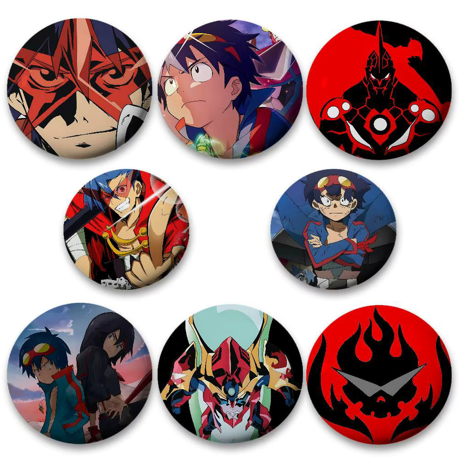 Brosche Anime G-Gurren Lagann, Kinder - Bild 2