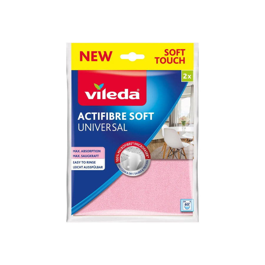 Vileda Actifaser Universaltuch 2er Pack Blau - Bild 2