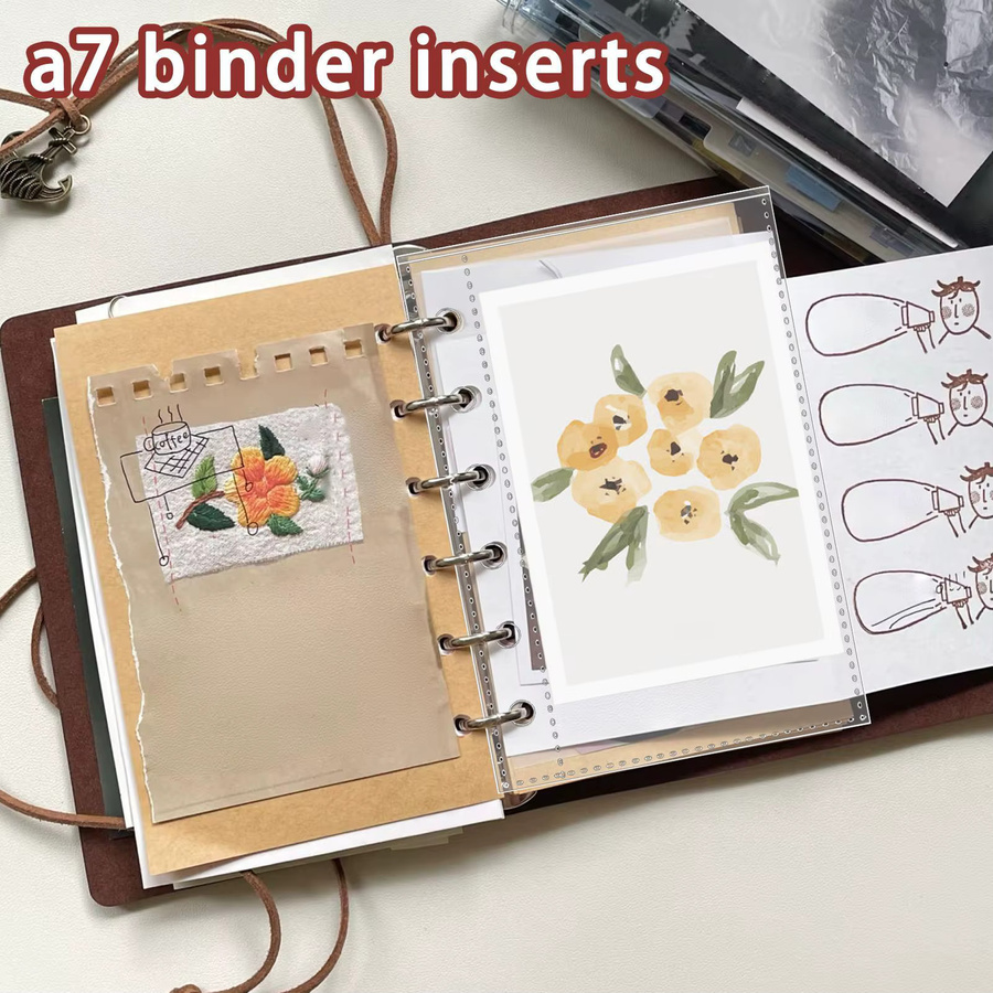 A7 Transparenter Aufkleber zur Fotoaufbewahrung und als Albumblattschutz für deinen Buch-Organizer oder Büroordner - Bild 2