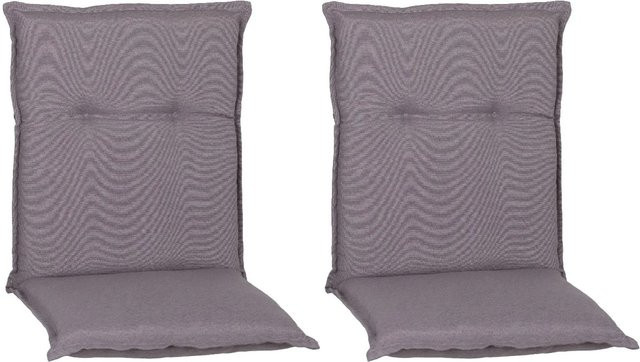 Beo Sitzauflage Turin 2er-Set Hellgrau B/T/H: 98 x 46 x 8 cm - Bild 1