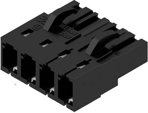 Weidmüller Buchsengehäuse-Platine in Schwarz mit 90 Stück und 5,08 mm Rastermaß - Bild 1