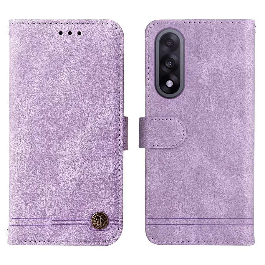 Magnetische Leder-Brieftaschenhülle für OnePlus Modelle in Rot und Lila - Bild 2