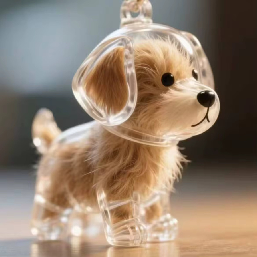 MINISO Schlüsselbund, Hund, Transparent - Bild 2