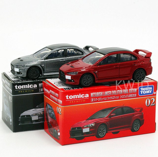 TOMY Mitsubishi JDM Lancer Evo X, Automodell, Metall, Rot - Bild 1