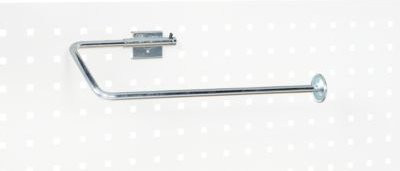 Treston Papierrollenhalterung Serie TPB aus Metall in Silber, max. Rollenbreite 300 mm, Traglast 3 kg - Bild 1