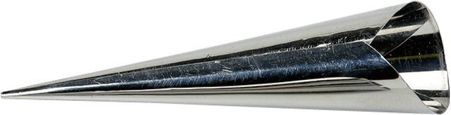 Schneider Schillerlockenform schräg aus Edelstahl in Silber, Länge: 16 cm, Durchmesser: 4 cm - Bild 1