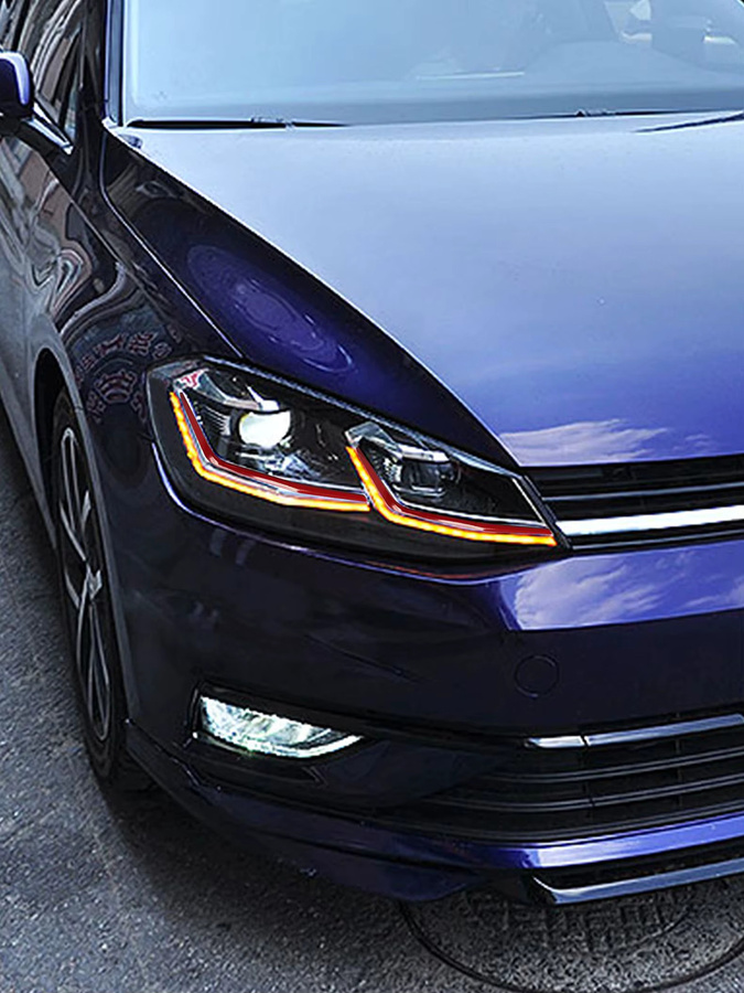 LED-Scheinwerfer Projektor-Frontlampen-Baugruppe für Volkswagen VW Golf VII Golf MK7 TSI TDI 2012–2017 - Bild 7