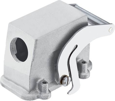 HARTING Tüllengehäuse 09 62 040 0581 in Silber aus Aluminium - Bild 1