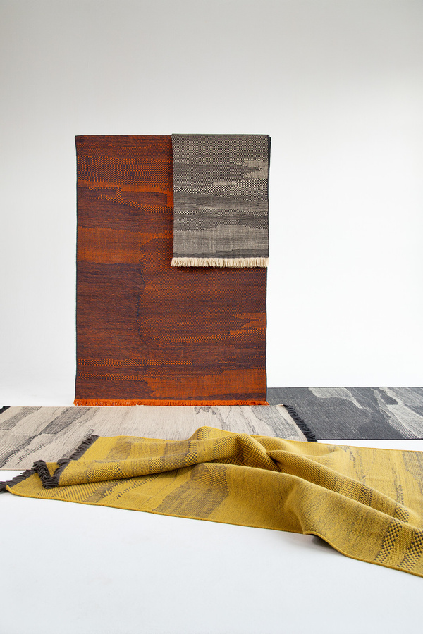 Nanimarquina Wabisabi Teppich handgeknüpft in Multicolour mit abstraktem modernem Design - Bild 2