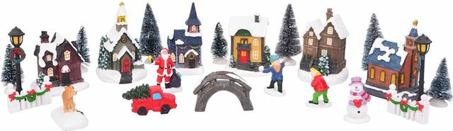 VD Home Furnishing Weihnachts-Tischdekoration aus Kunststoff in Mehrfarbig - Bild 1
