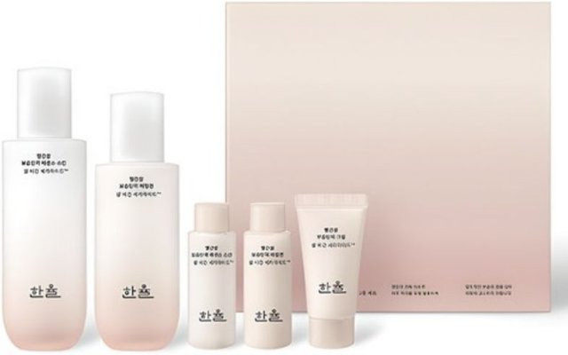 HANYUL Roter Reis Essenz & Emulsion Set, mit Roteisextrakt, Unisex - Bild 1
