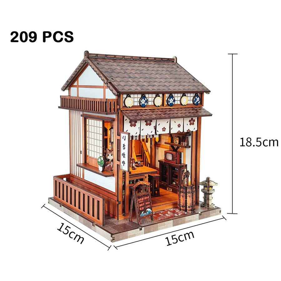 Tinamic Sakura Tavern, 3D-Puzzle, Holz, Fantasy - Bild 3