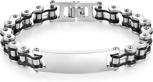 TrustyLan Armband, Edelstahl, Silber, Herren, 23 cm - Bild 1