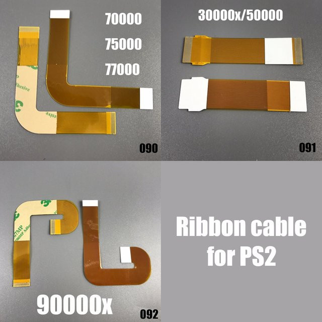 10 Stück ChengHaoRan Laser-Flex-Flachbandkabel in Orange für PS2 Fat SCPH30000 SCPH50000 30000 500xx 5000x 700xx 900xx PlayStation - Bild 1