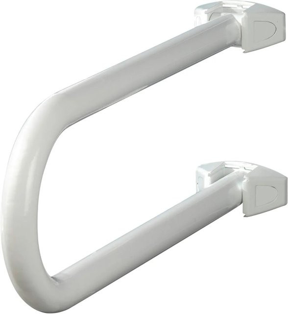 Wenko Badstützgriff Secura weiß, klappbar, B/H/T: 53 x 21 x 10 cm - Bild 1