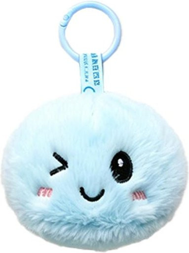 Cartoon-Knödel Squishy Plüsch Schlüsselanhänger, Blind Box, weiß, ab 14 Jahren - Bild 1
