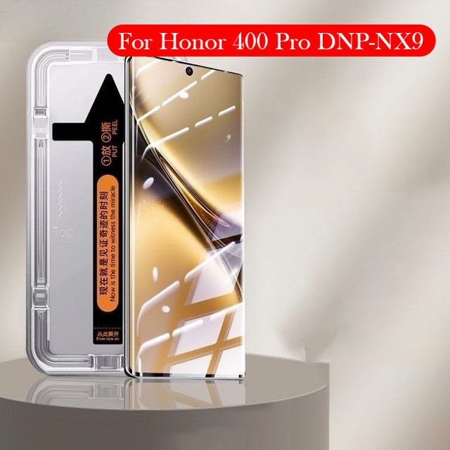 2 Stück Displayschutz aus gehärtetem Glas für Honor 400 Pro DNP-NX9, transparent, staubfreie Installation - Bild 1